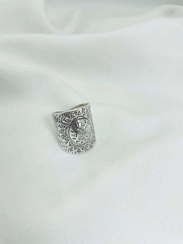 Anillo Ancho sol Nº18 regulable