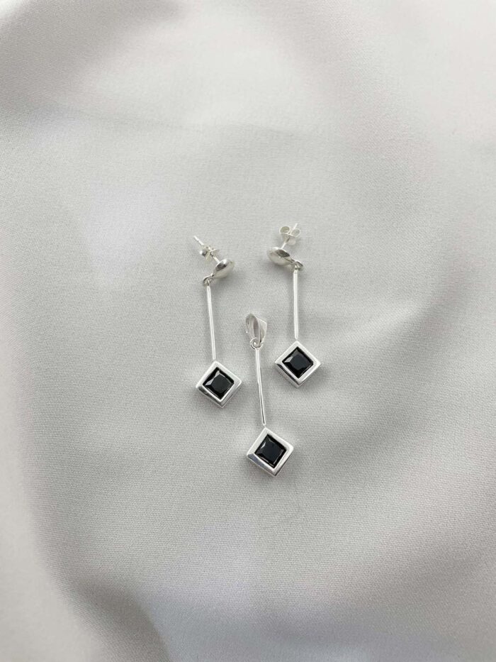 Conjunto  Cuadrado cubic negro