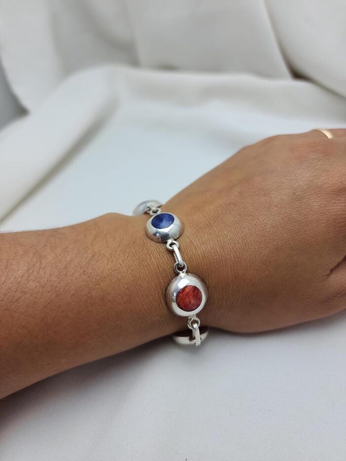 Pulsera Peruana media bola colores